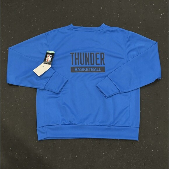 Nike Oklahoma City Thunder 2024 Authentic Warmup Shirt NBA Engineered Men MEDIUM - Picture 2 of 5